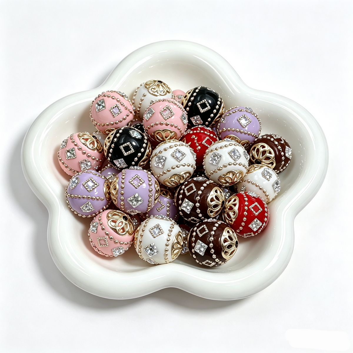 Bling Rhinestone Beads —open in live