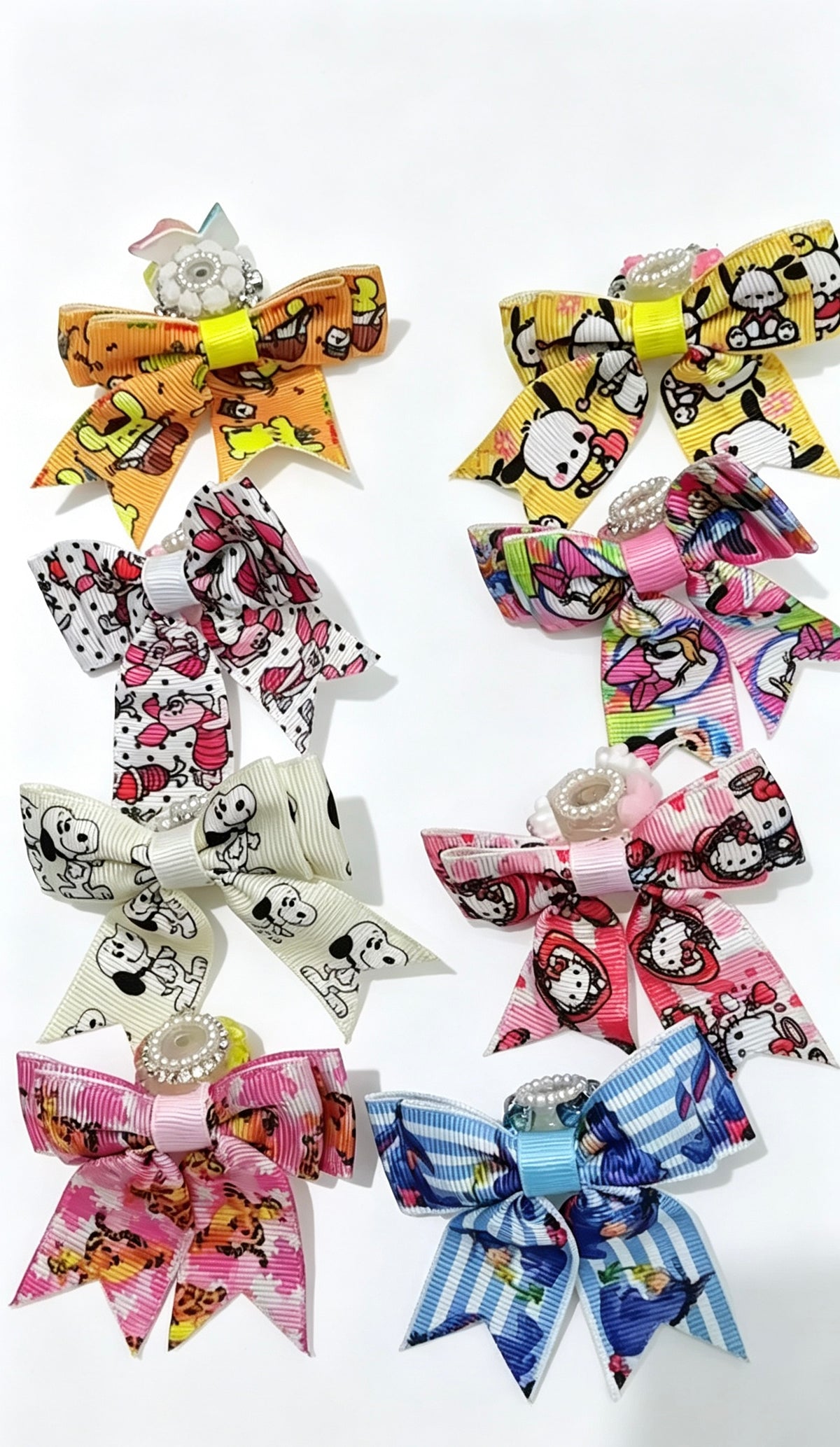 Mix Cartoon Character Bow Beads