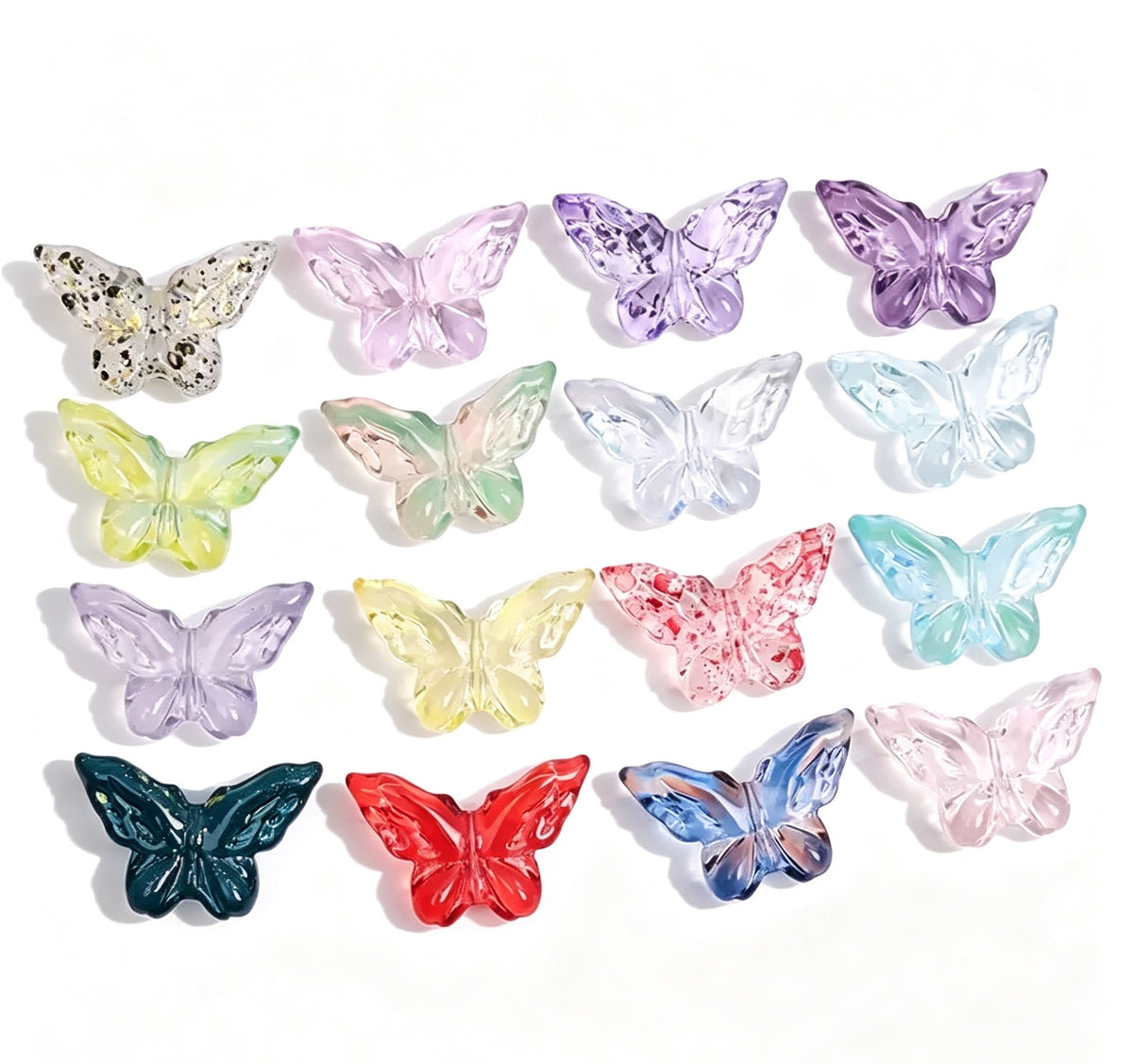 Mix styles Flower and Butterfly Bead —(open in live)