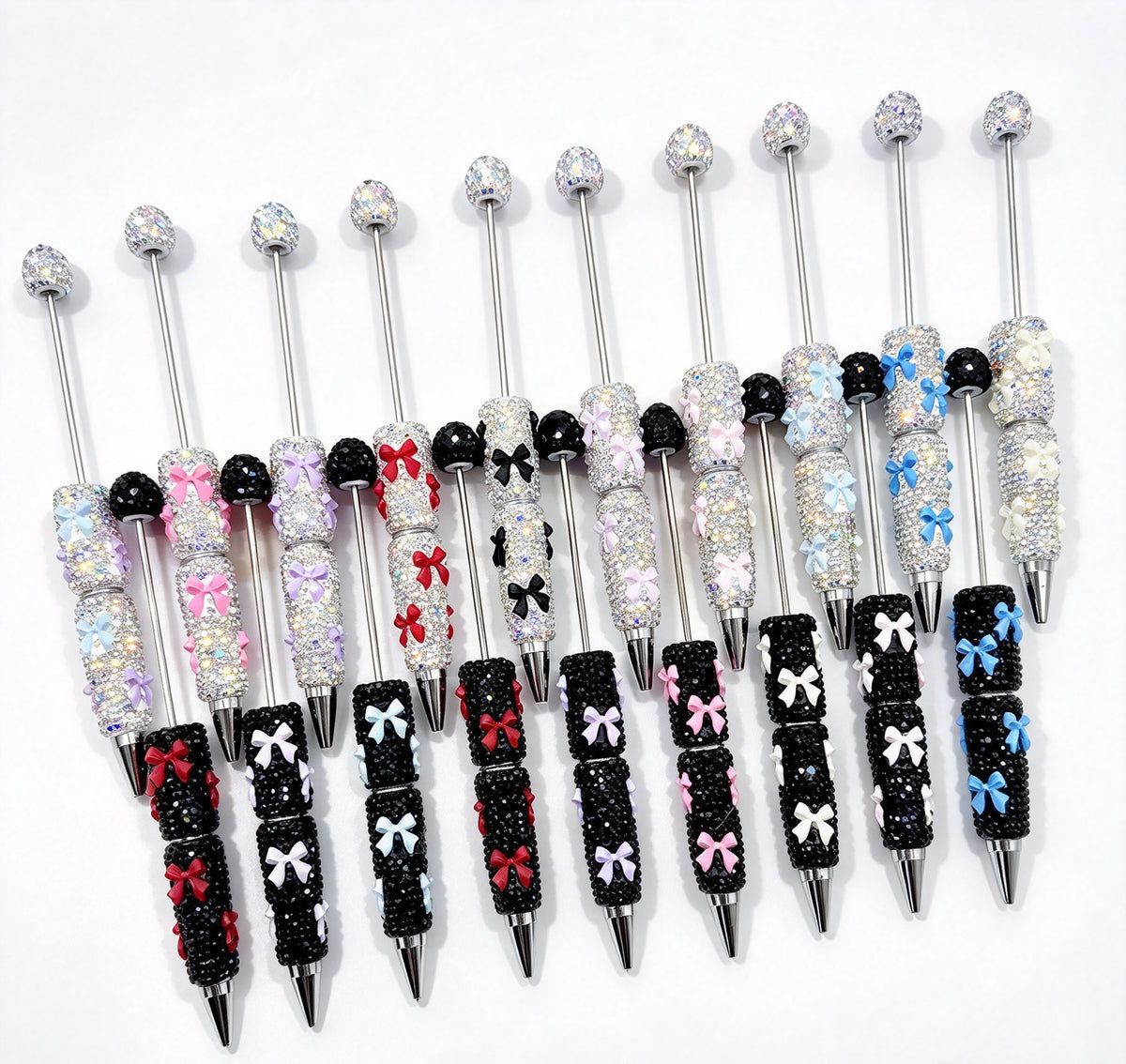 Bling  Bow Bead Pen -（open in live）