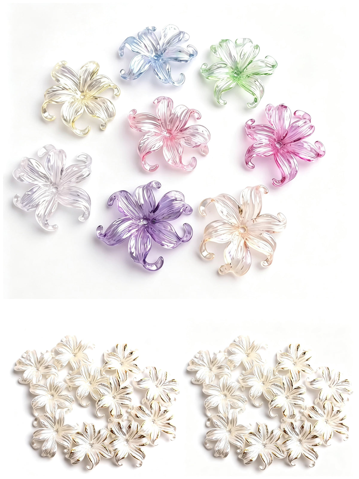 Mix styles Flower and Butterfly Bead —(open in live)