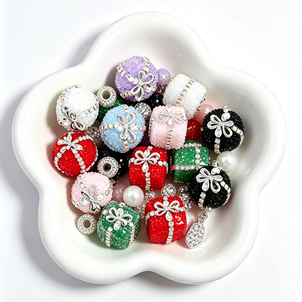 Bling Rhinestone Beads —open in live